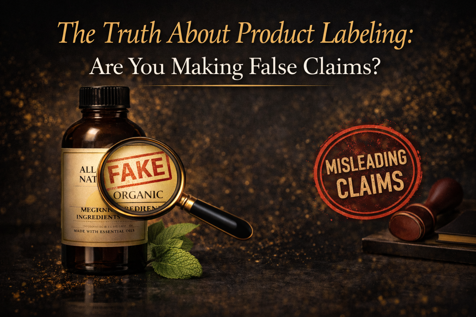 The Truth About Product Labeling: Are You Making False Claims?