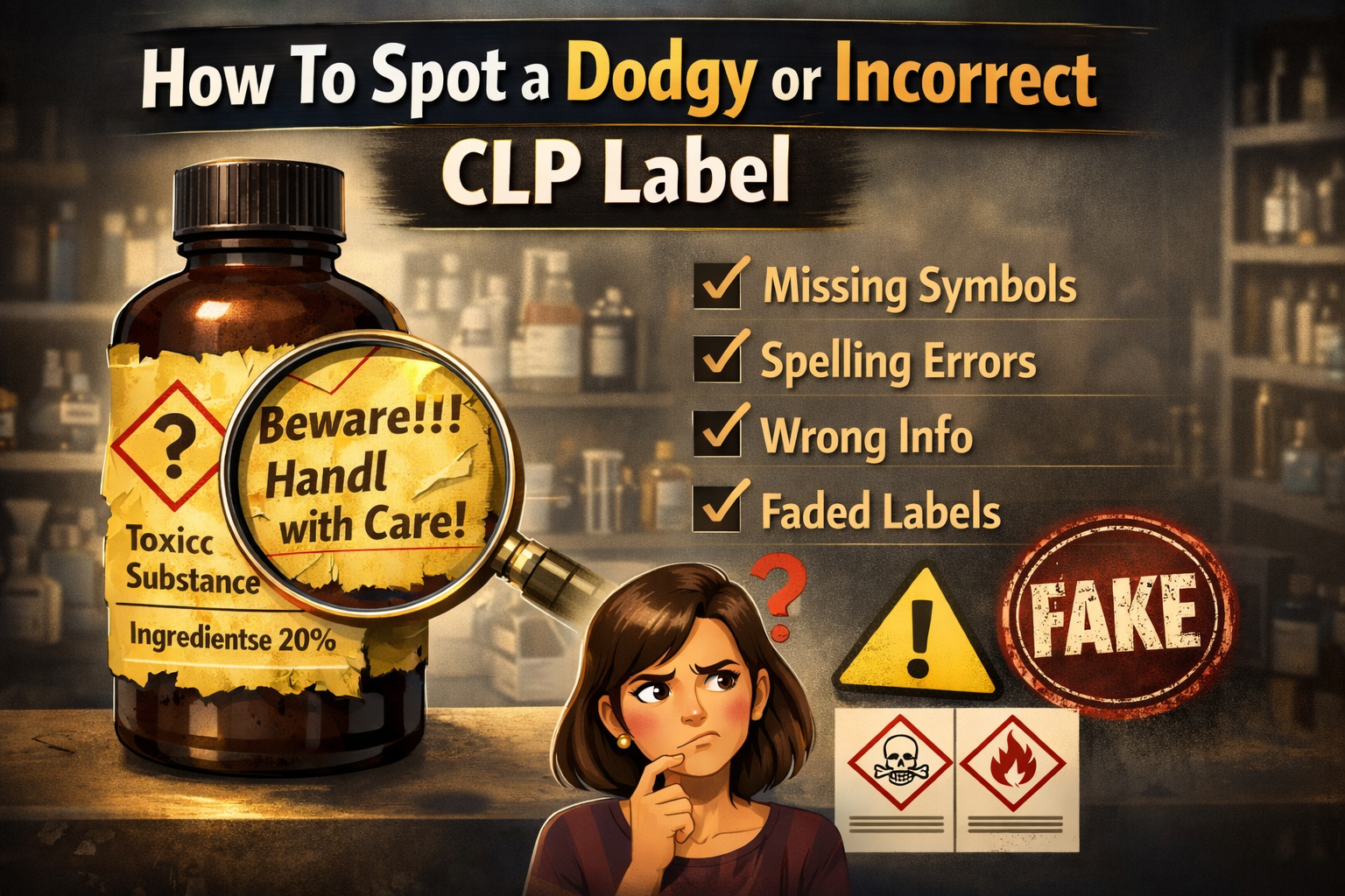 How To Spot a Dodgy or Incorrect CLP Label