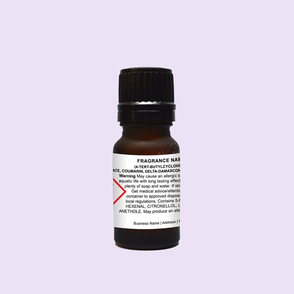 100% CLP for Snow Wax and fragrance oil - CLP Labels by Sticky Print Pixels