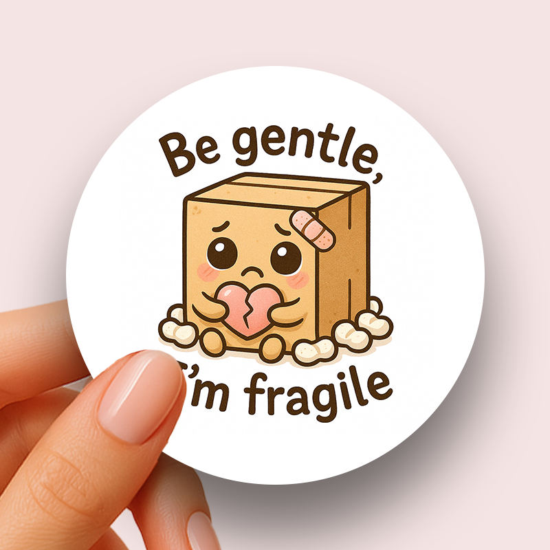 be gentle (24 stickers)
