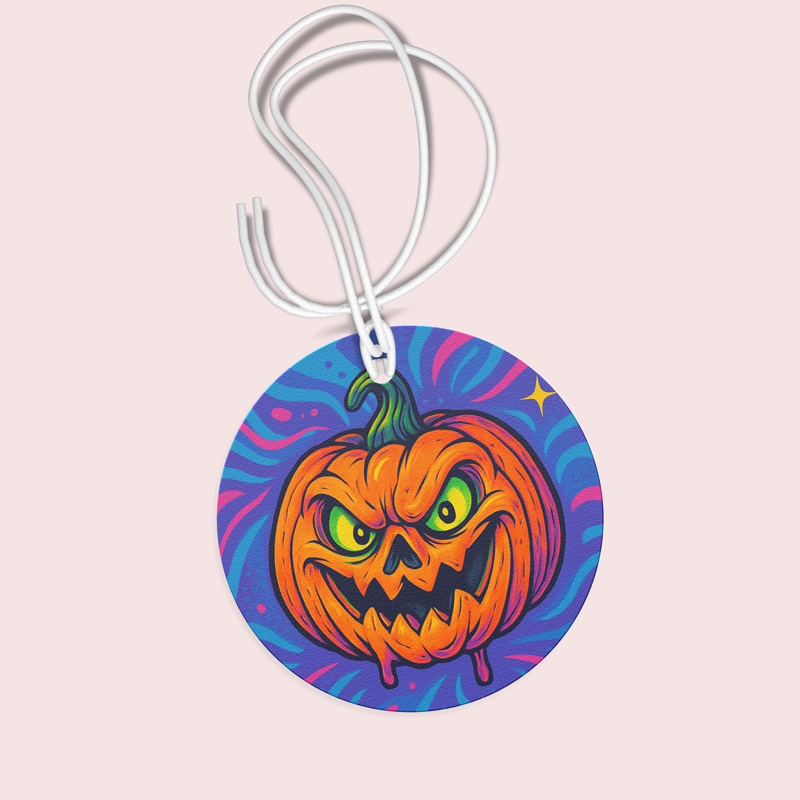 Creepy Pumpkin Car Airfresheners - Unscented (set of 6)