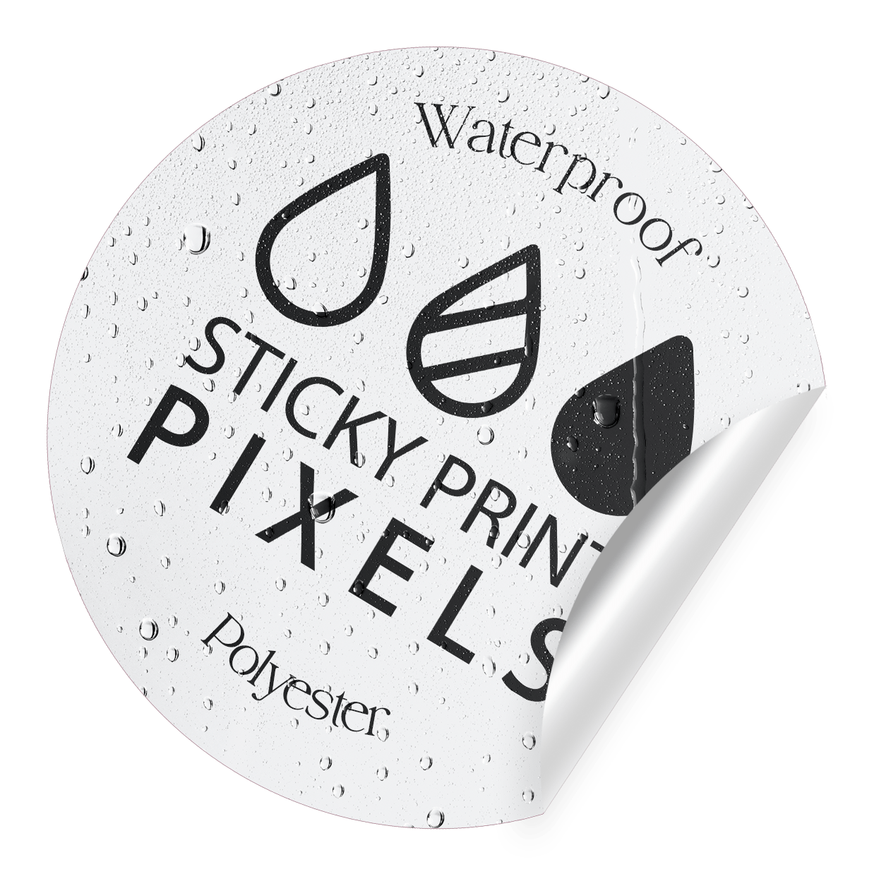 Custom Waterproof Polyester Labels – Durable, Tear - Resistant & Weatherproof | Permanent Adhesive - by Sticky Print Pixels
