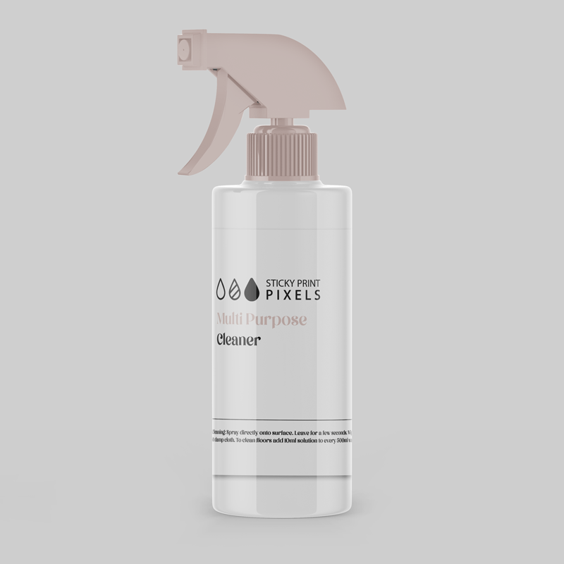 Multi Purpose Cleaning Spray CLP Labels (FW) - by Sticky Print Pixels