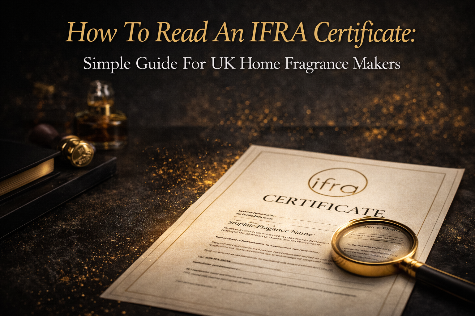 How To Read an IFRA Certificate | Guide For UK Home Fragrance Makers ...