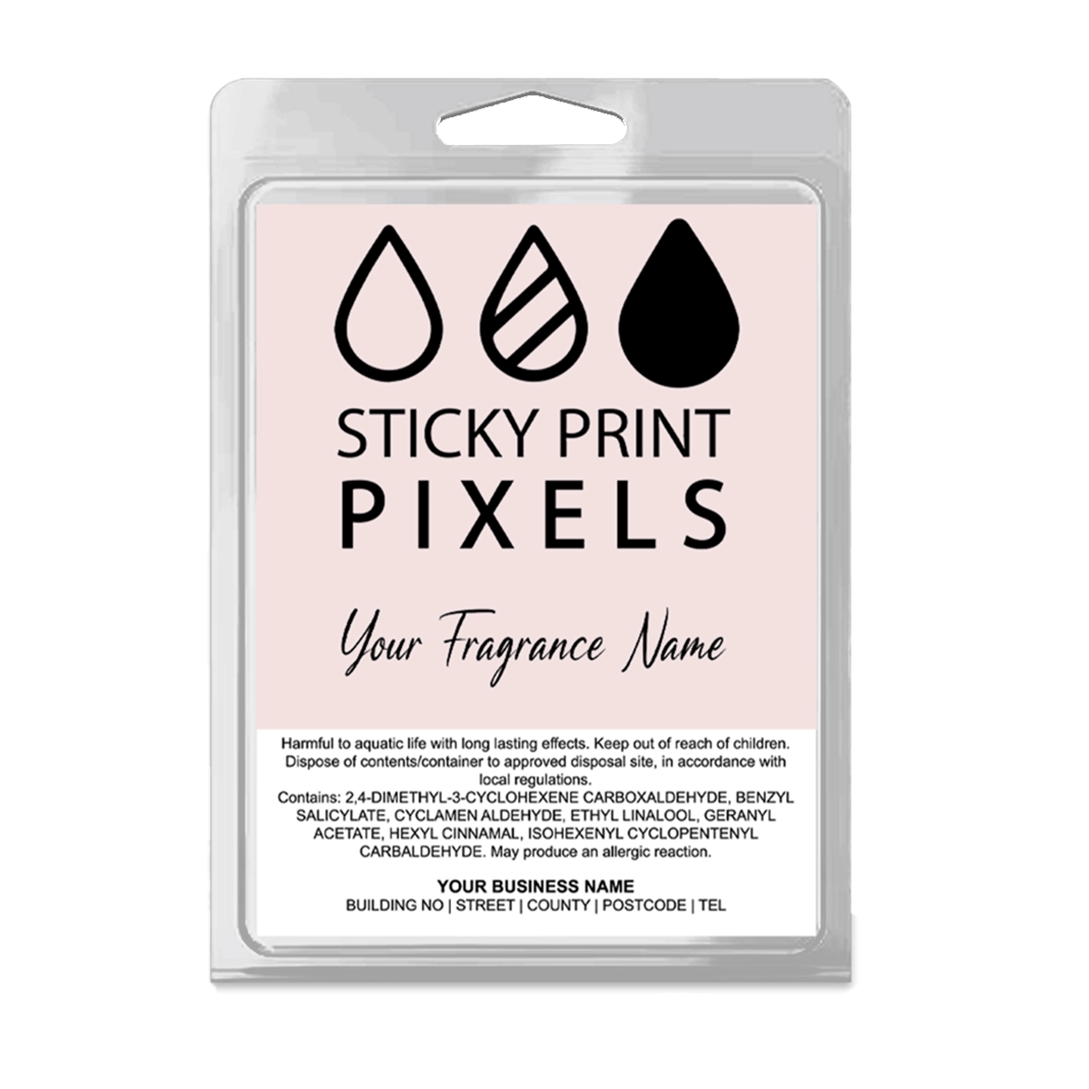 10% CLP With Logo (multi Choice) - CLP Labels by Sticky Print Pixels