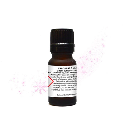 100% CLP for Snow Wax and fragrance oil - CLP Labels by Sticky Print Pixels