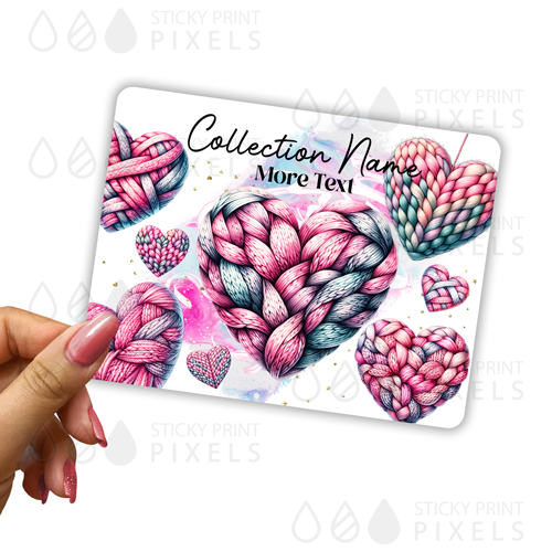 Knitted Heart (10 Collection Stickers)