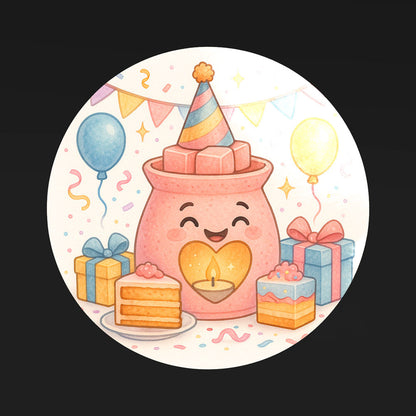 Birthday character (24 stickers)