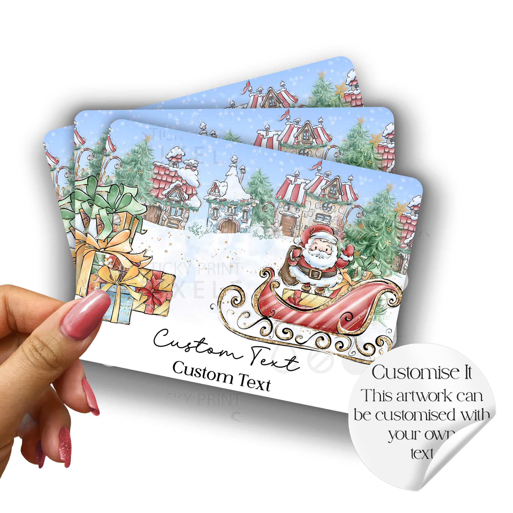 santa (10 Collection Stickers)