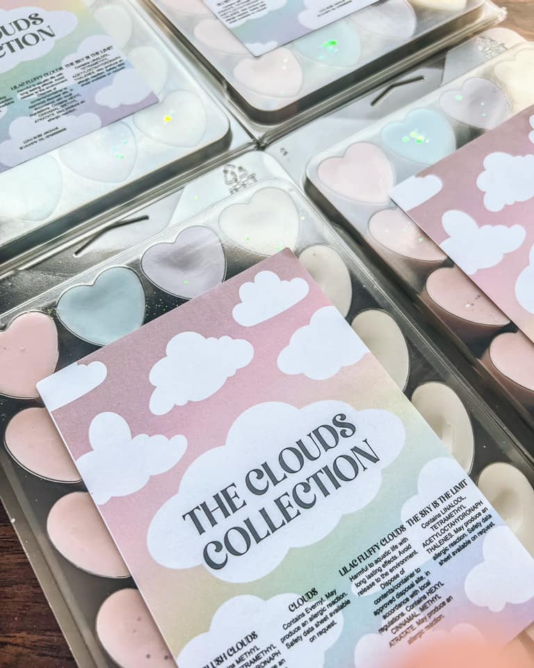 4 Scent CLP for Heart/Star Clams (initial design plus 20 labels) - by Sticky Print Pixels