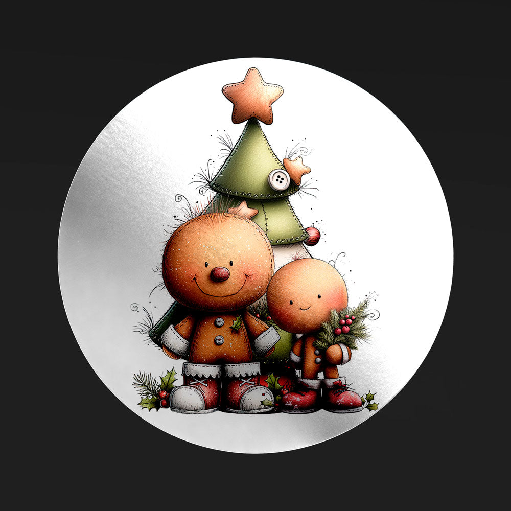 Gingerbread (24 stickers)