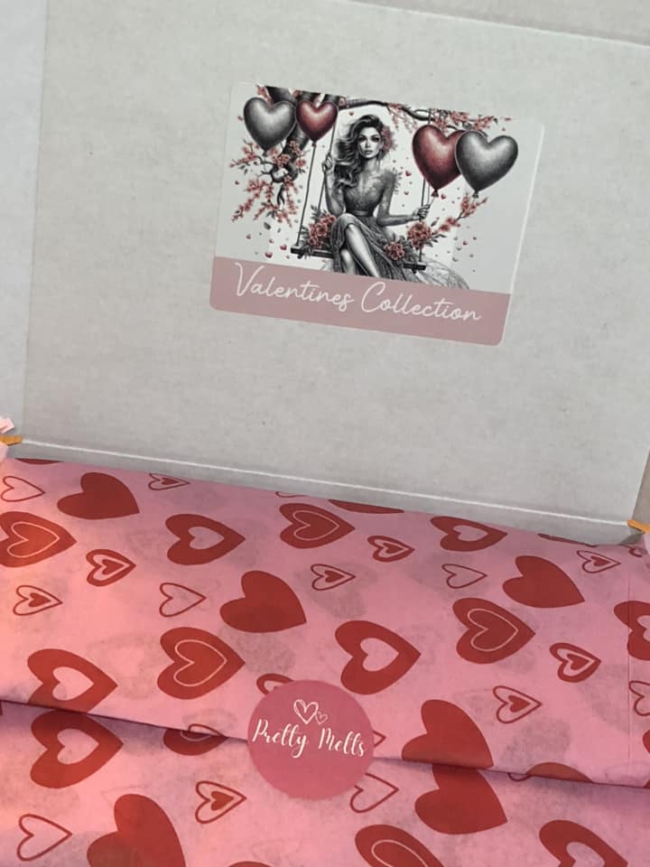 Pink and Grey Valentine (10 Collection Stickers)