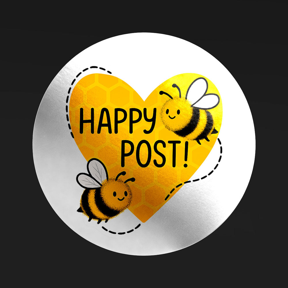 Happy Post Bee (24 stickers)