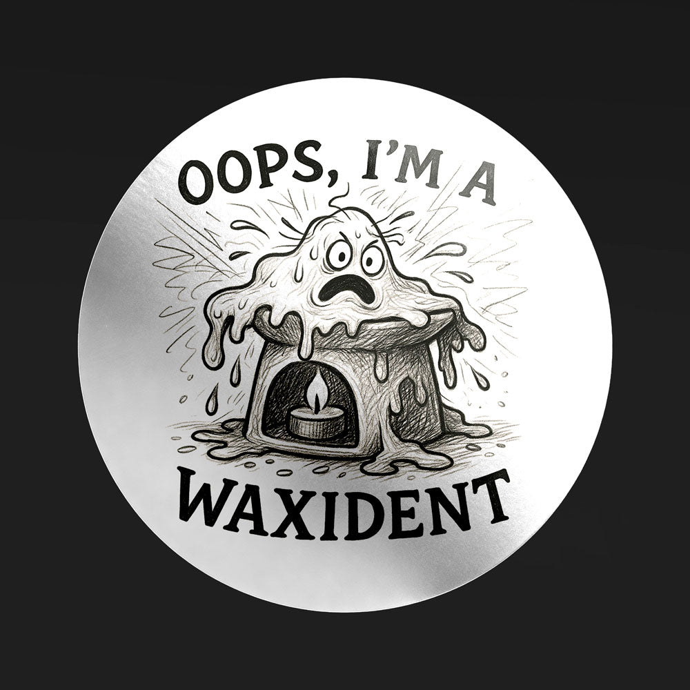 oops im a waxident (24 stickers)
