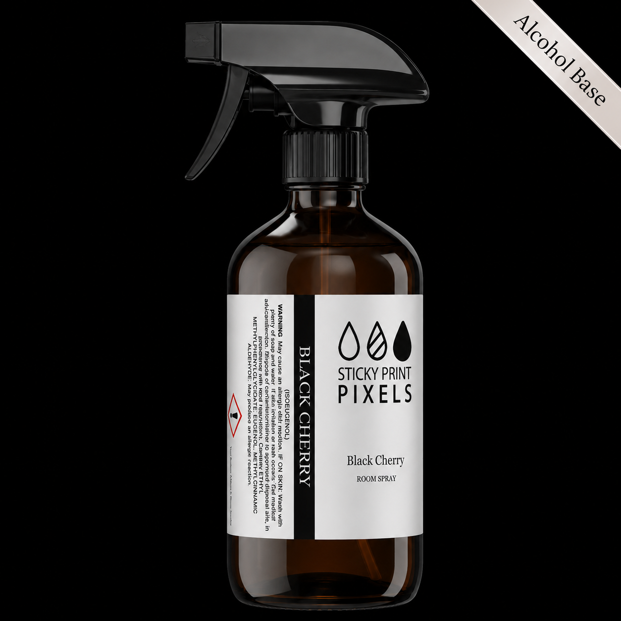 Custom Wrap-Around CLP Labels for Room Sprays – Alcohol Base