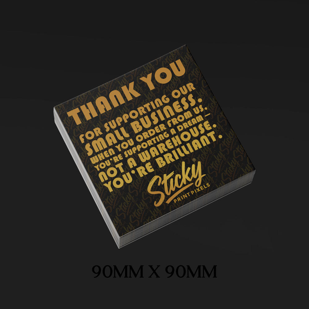 Square Insert Cards (90 × 90 mm) – Upload Your Own Design & We’ll Print