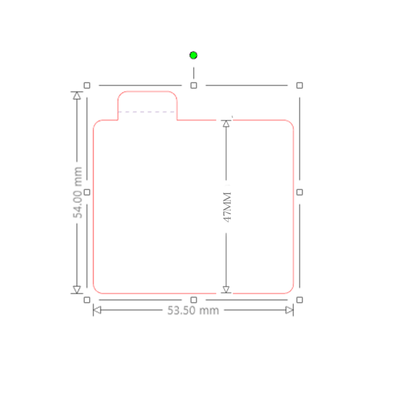 ColourFlex Lip Balm Tube Labels – 53.5mm x 54mm with tab