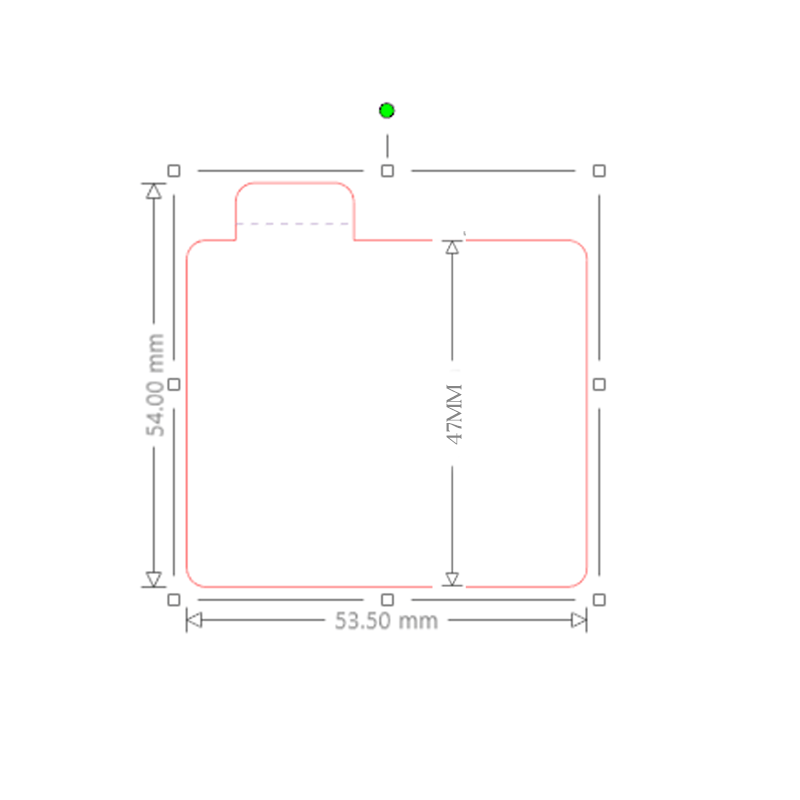 Custom Waterproof Lip Balm Tube Labels – 53.5mm x 54mm with tab