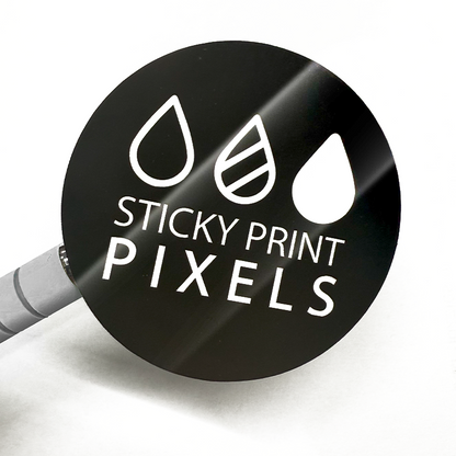 Super Glossy White Paper Stickers (custom sizes)