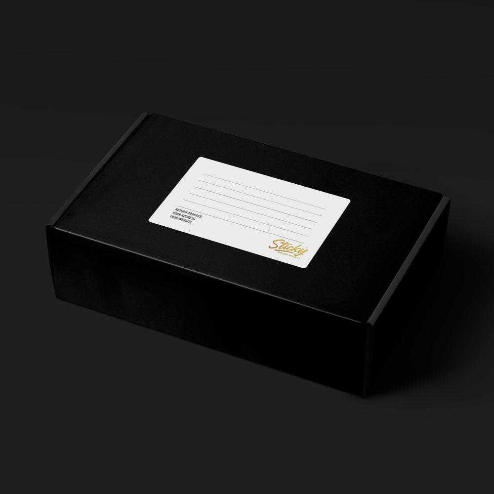 Lined Shipping Address Labels (80 labels)