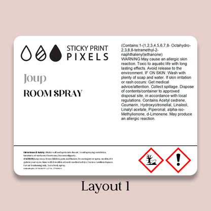 Wrap Around CLP Labels with Logo (IN ALCOHOL)