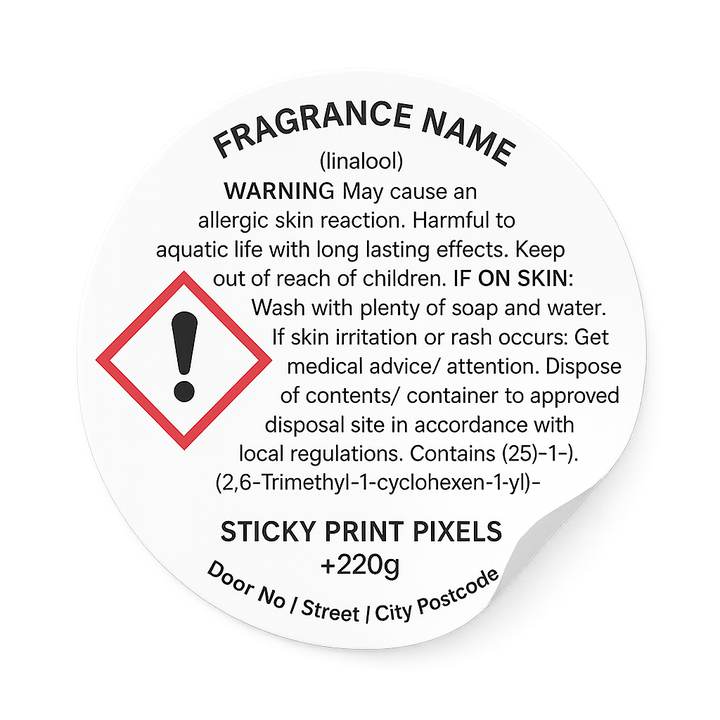Sticky Print Pixels | CLP Label printing | Graphics Design