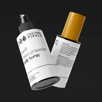 Cosmetic Ingredients & Information Labels with Logo