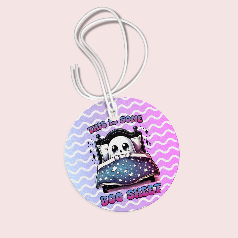 Boo Sheet Car Airfresheners - Unscented (set of 9)