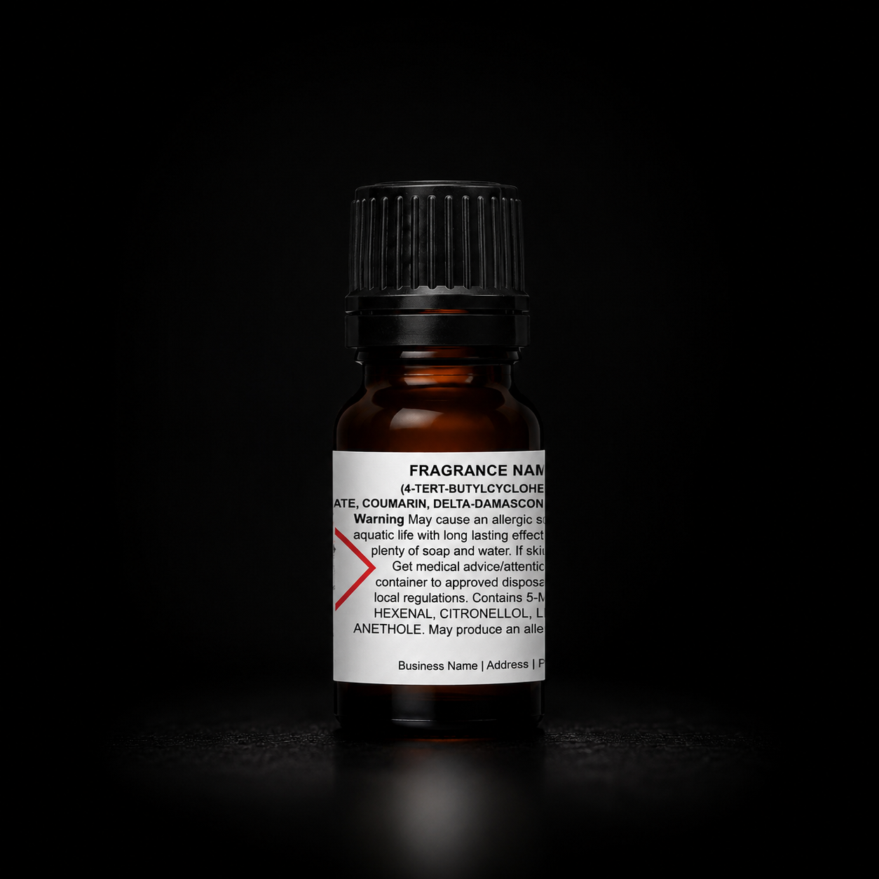 Custom GB CLP Label Printing – 100% Concentration (Fragrance Oils)