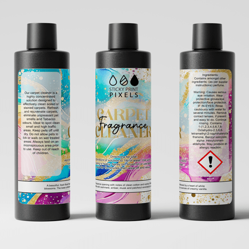 Cleaning/Laundry Product Labels (FW) - by Sticky Print Pixels