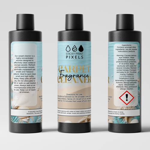 Cleaning/Laundry Product Labels (FW) - by Sticky Print Pixels