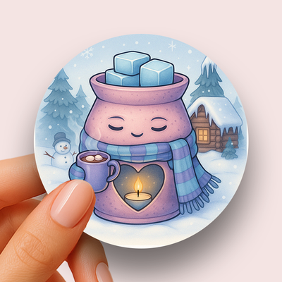 cosy cabin character (24 stickers)