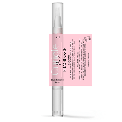 Custom Waterproof Cuticle Oil Pen Labels – 50mm x 40mm - by Sticky Print Pixels