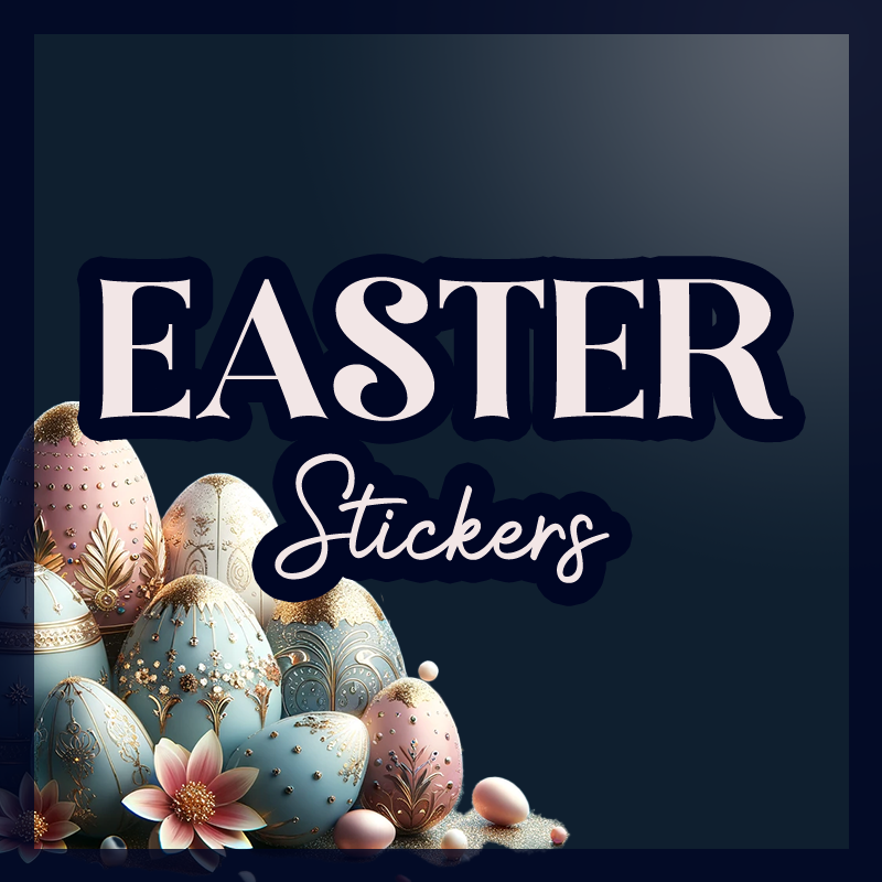 Easter Stickers (multi design choice)