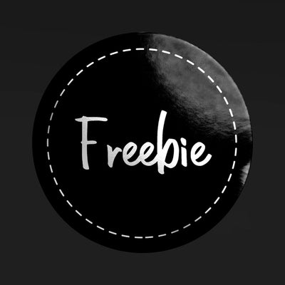Freebie Black (24 stickers)