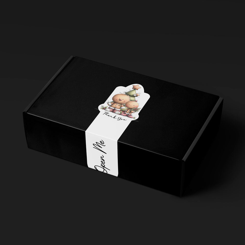 Gingerbread Seals (8 stickers)