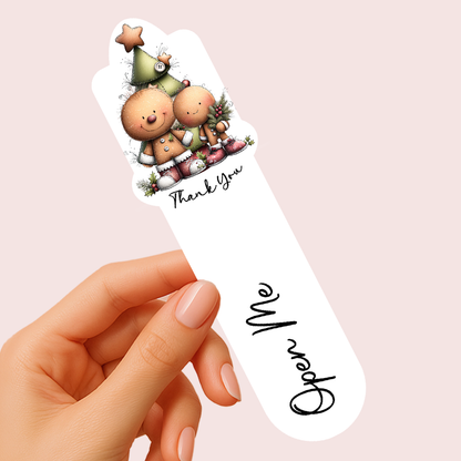 Gingerbread Seals (8 stickers)