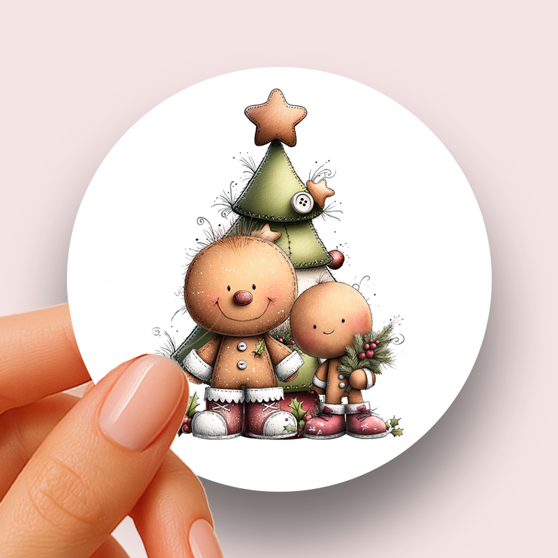 Gingerbread (24 stickers)