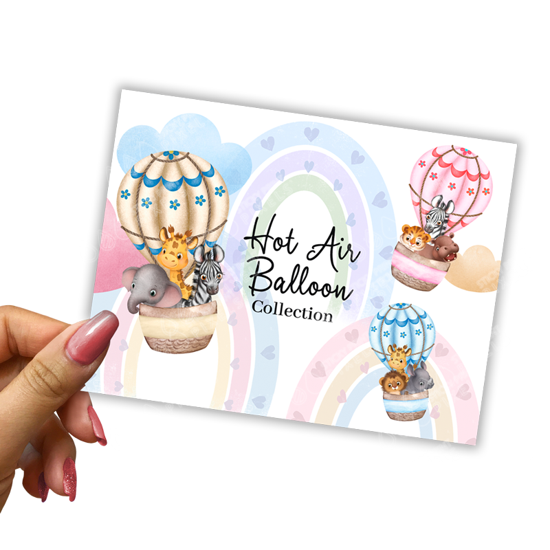 Hot Air Balloon (10 Collection Stickers)