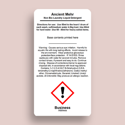 Laundry CLP Labels (FW) - by Sticky Print Pixels