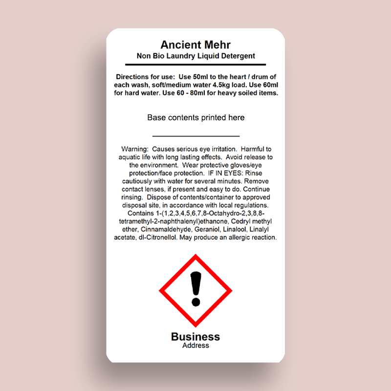 Laundry CLP Labels (FW) - by Sticky Print Pixels