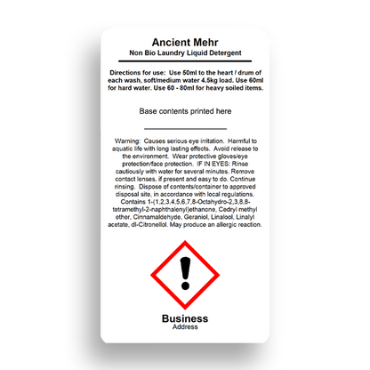 Laundry CLP Labels (FW) - by Sticky Print Pixels