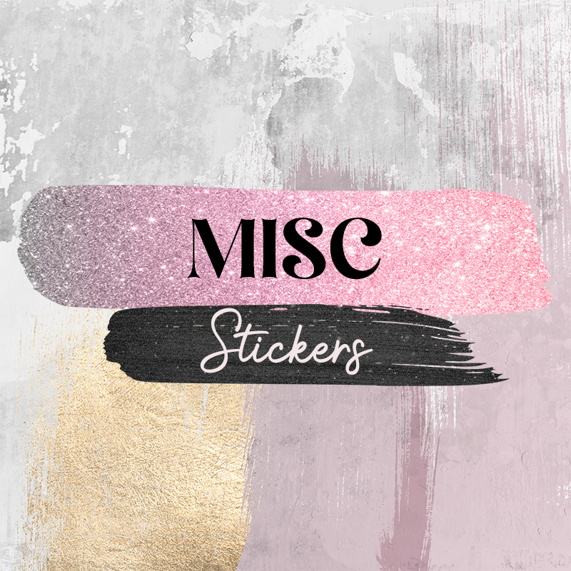 Miscellaneous Stickers (multi design choice)