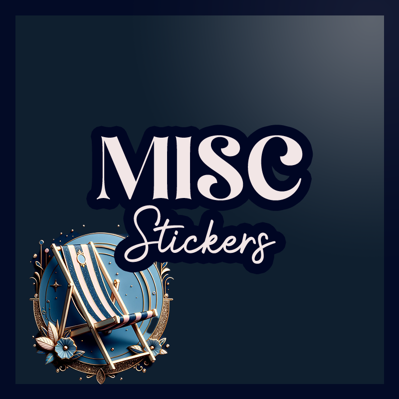 Miscellaneous Stickers (multi design choice)