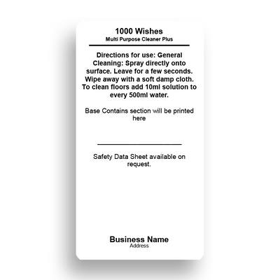 Multi Purpose Cleaning Spray CLP Labels (FW) - by Sticky Print Pixels