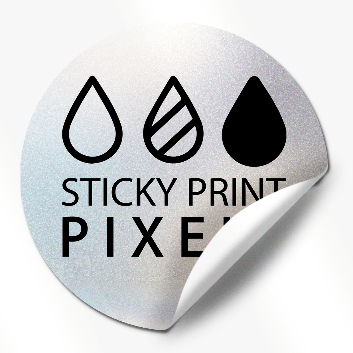 Pearlescent White Sticker Sheets – Shimmering Finish, Precision Cut on A4 Sheets - by Sticky Print Pixels