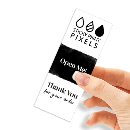 Personalised Box Seals - by Sticky Print Pixels