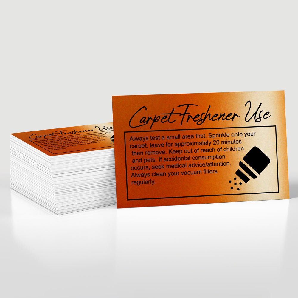 Product Care Cards (10 cards)(multi choice) - by Sticky Print Pixels