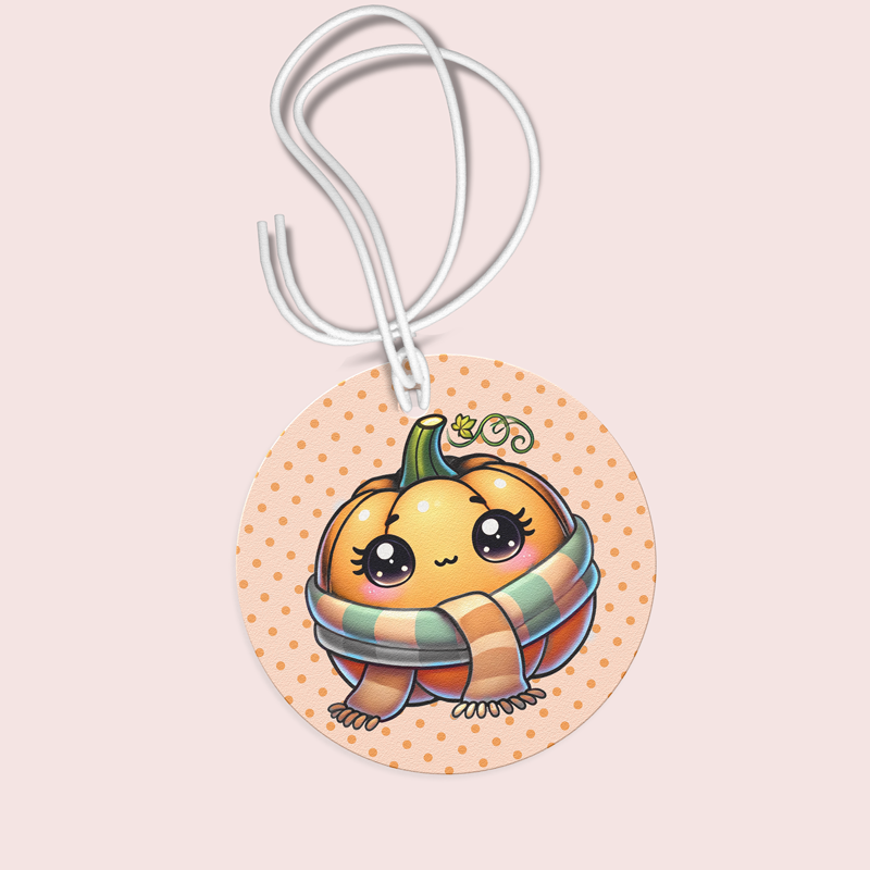 Pumpkin Car Airfresheners - Unscented (set of 9)
