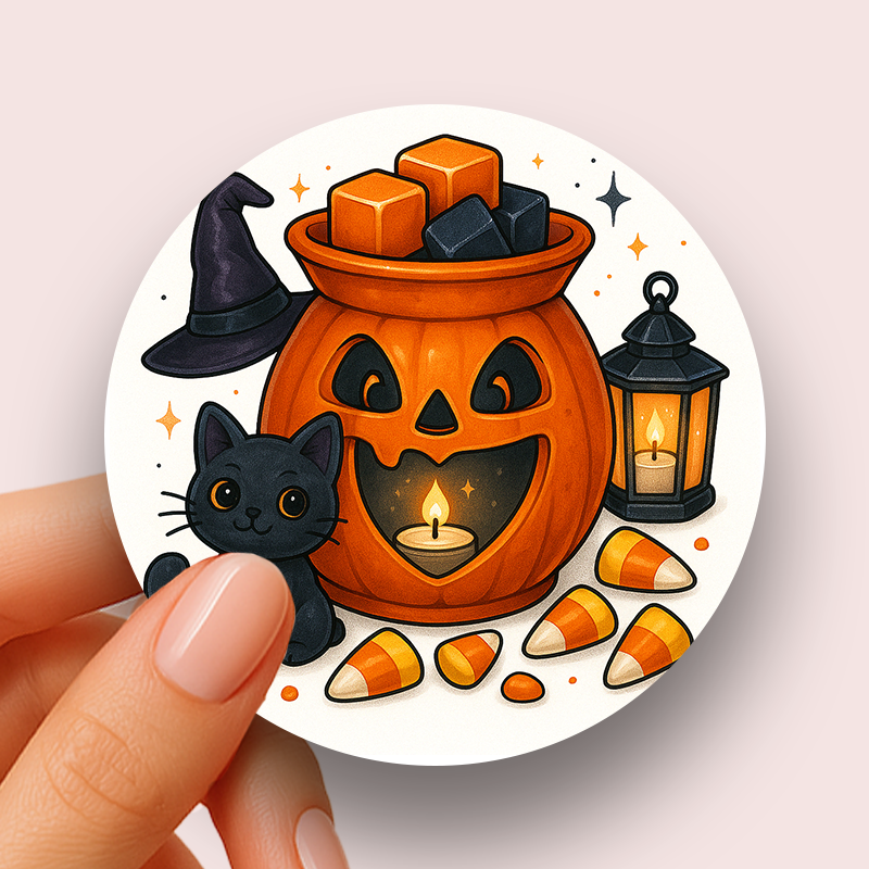 pumpkin burner (24 stickers)